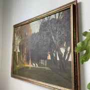 Oil on canvas The Sacred Grove