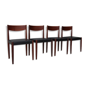 4 chaises scandinaves teck Frem