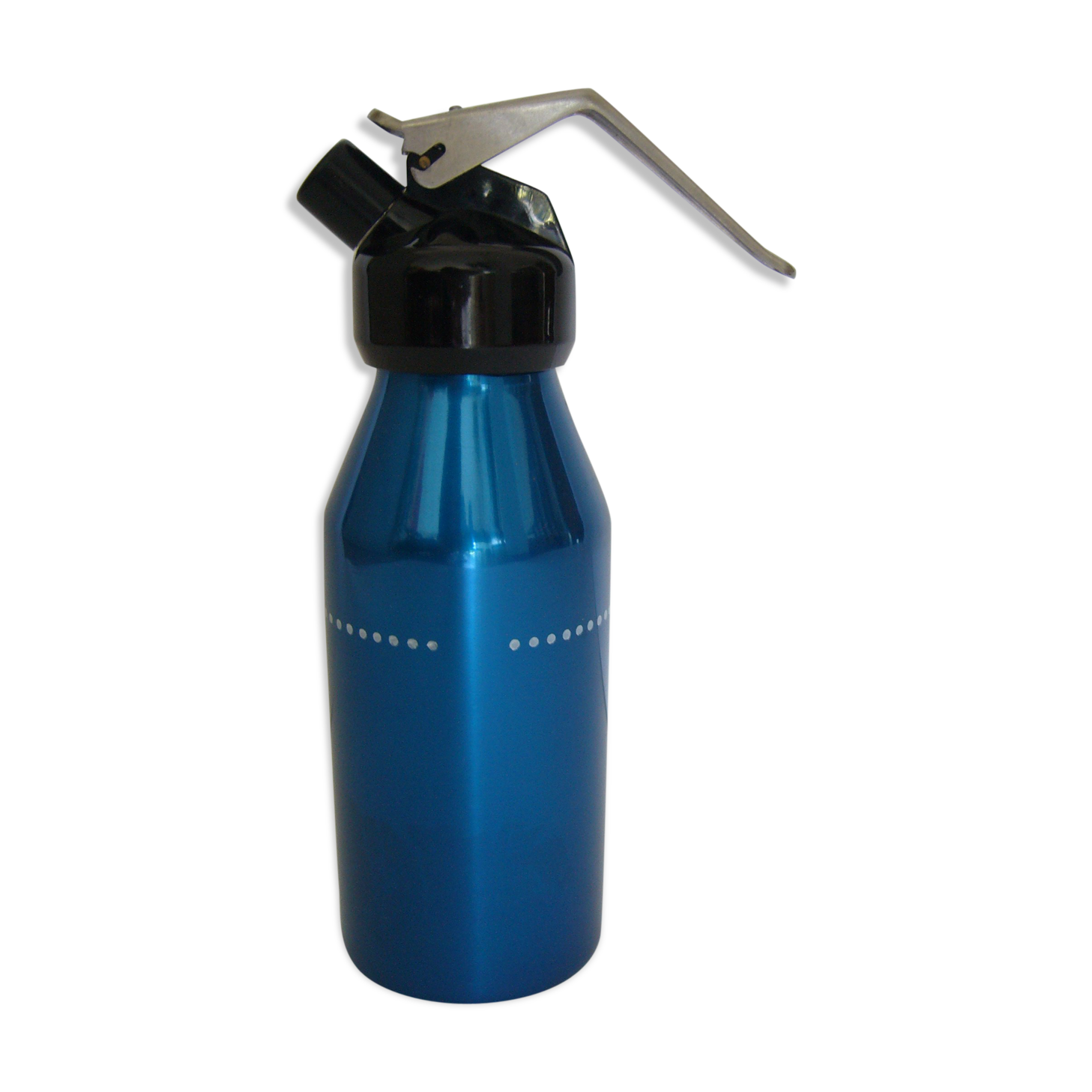 Vintage blue siphon 1960