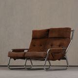 Mid-century armchair and sofa set by Gillis Lundgren Ikea Sweden 1970s