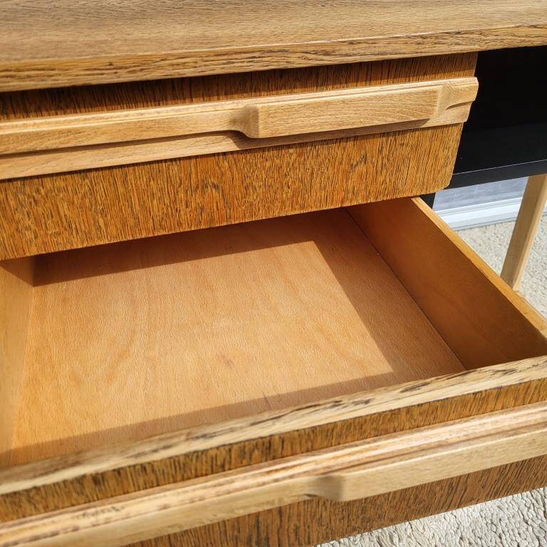 Scandinavian desk 1960s black pangaré