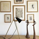 Large and beautiful adjustable bipod lamp, 1950s design