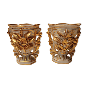 paire de vases en porcelaine