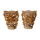 Pair of porcelain vases of bets at the end of 19th
