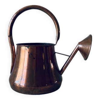 Old French copper watering can