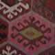 Vintage Turkish rug from Oushak, hand-woven 115x375 cm