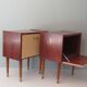 Pair of bedside tables from the mid-century, 1950s