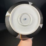 Vase by endre szasz for hollohaza hungary, golden porcelain, 1970s