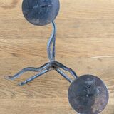 Chandelier fer forgé design brutaliste