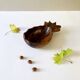 Wooden pocket tray, pineapple shape