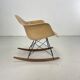 Eames Herman Miller 1950s RAR rocking chair in light tan