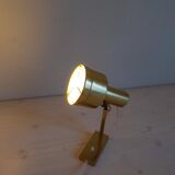 Mid-Century Modern Set of 3 Brass Wall Sconces by Sundstedt Sweden