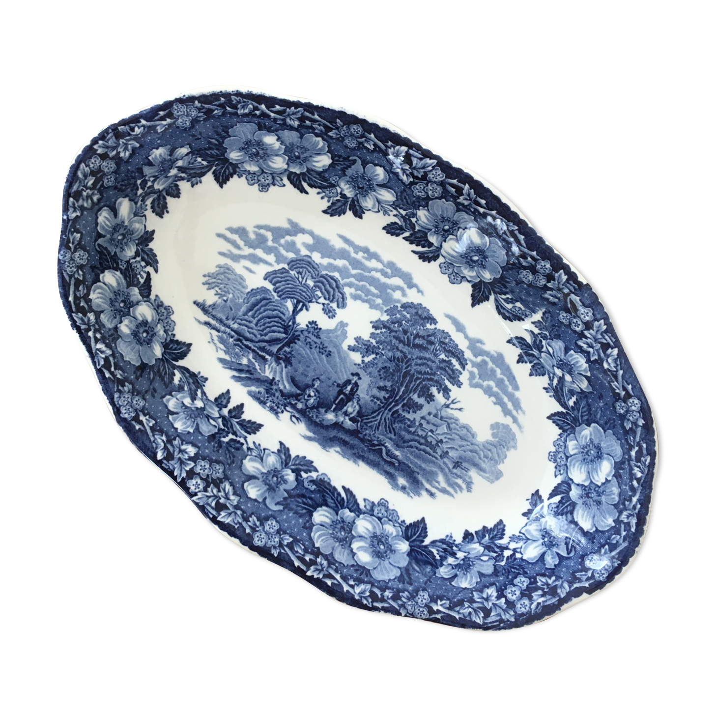 Ravier bleu anglais