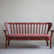Fritz Hansen, "Canada" Model, 3-Seater Sofa painted Almue, Danish Modern, 1939