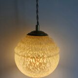 Yellow clichy hanging lamp