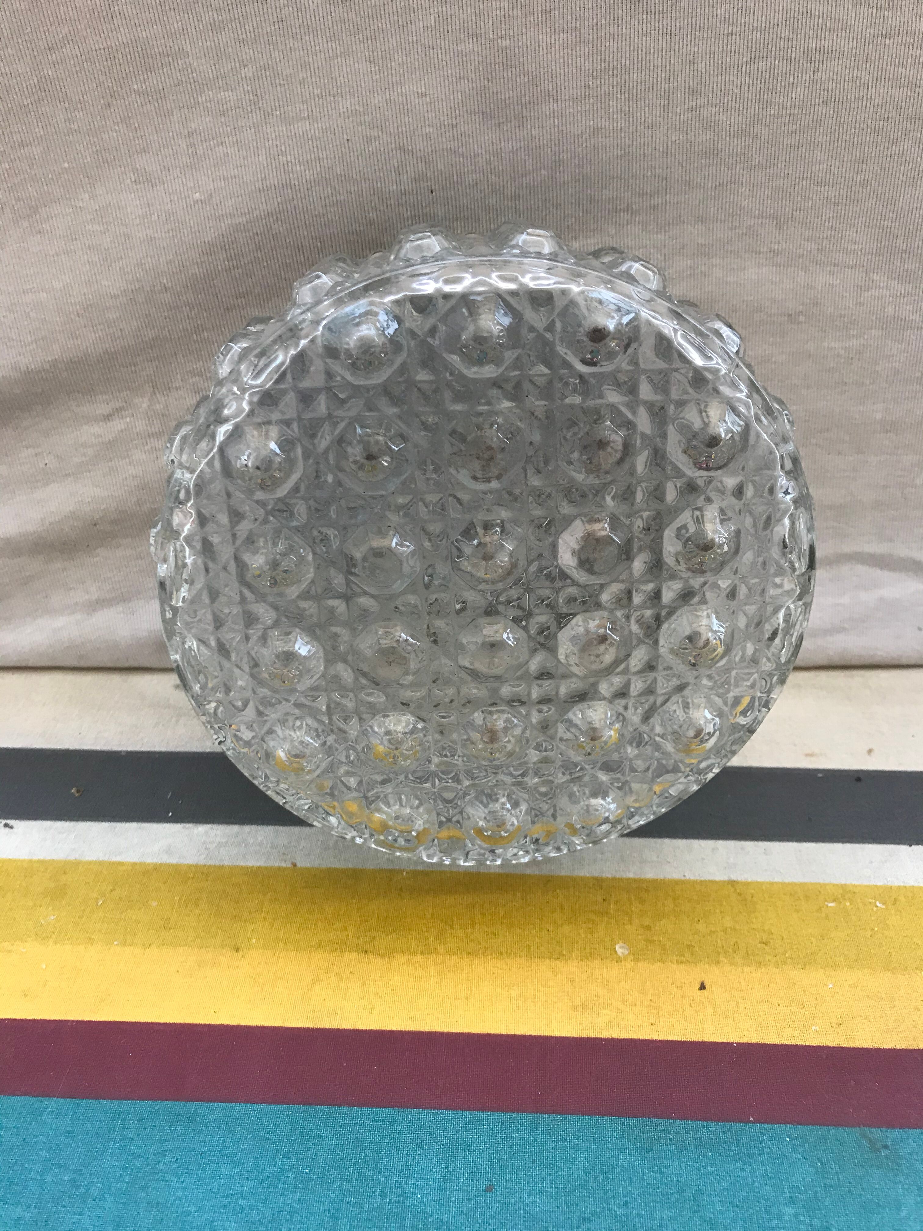 Glass sconce
