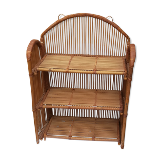 Shelf rattan