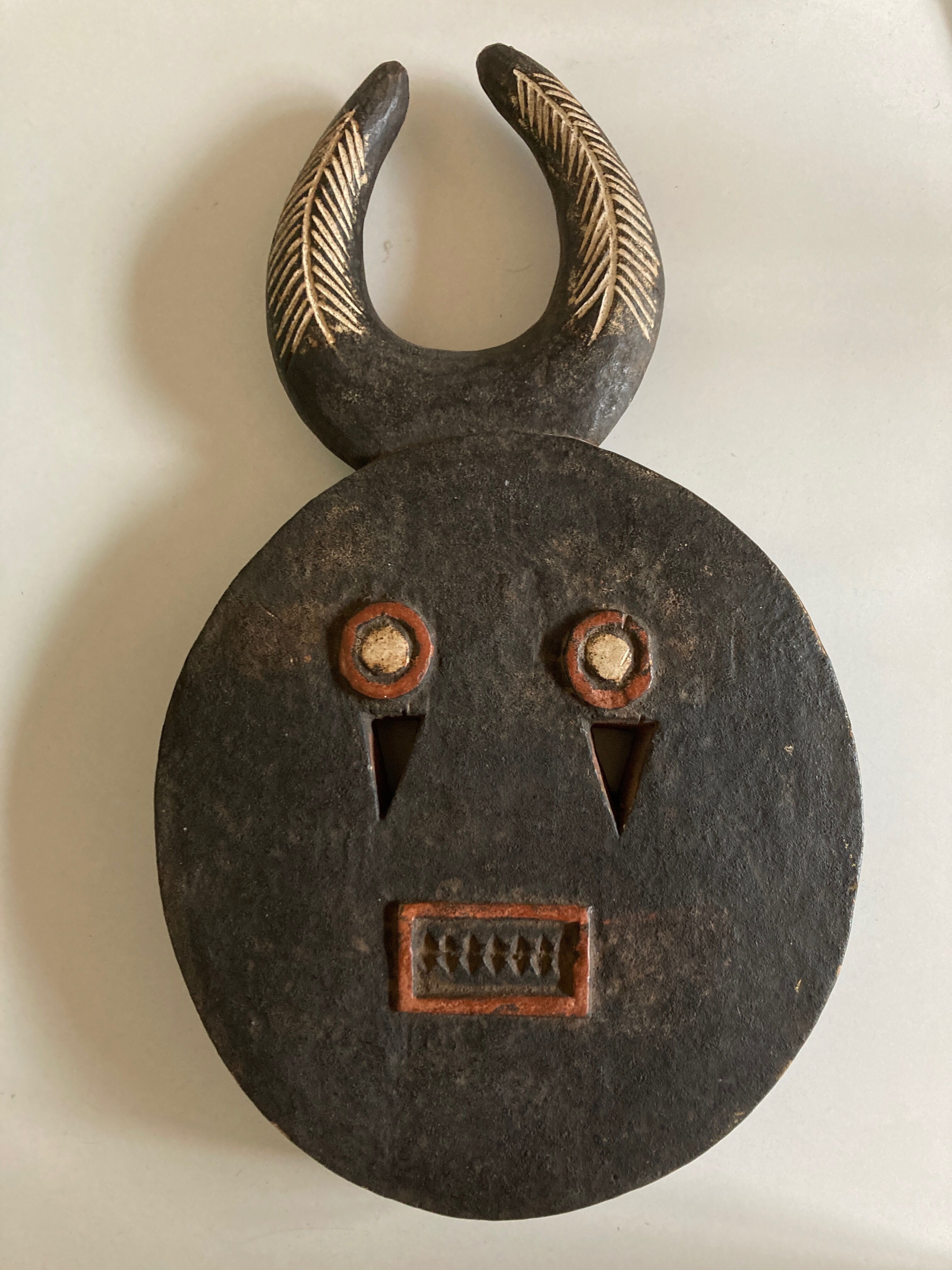 Mask baoulé kplé kplé 1970 ivory coast african art