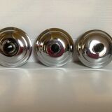 3 old metal chrome coffee coffee chicory sugar