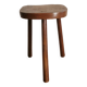 Old wooden tripod bench stool milking shepherd’s bench