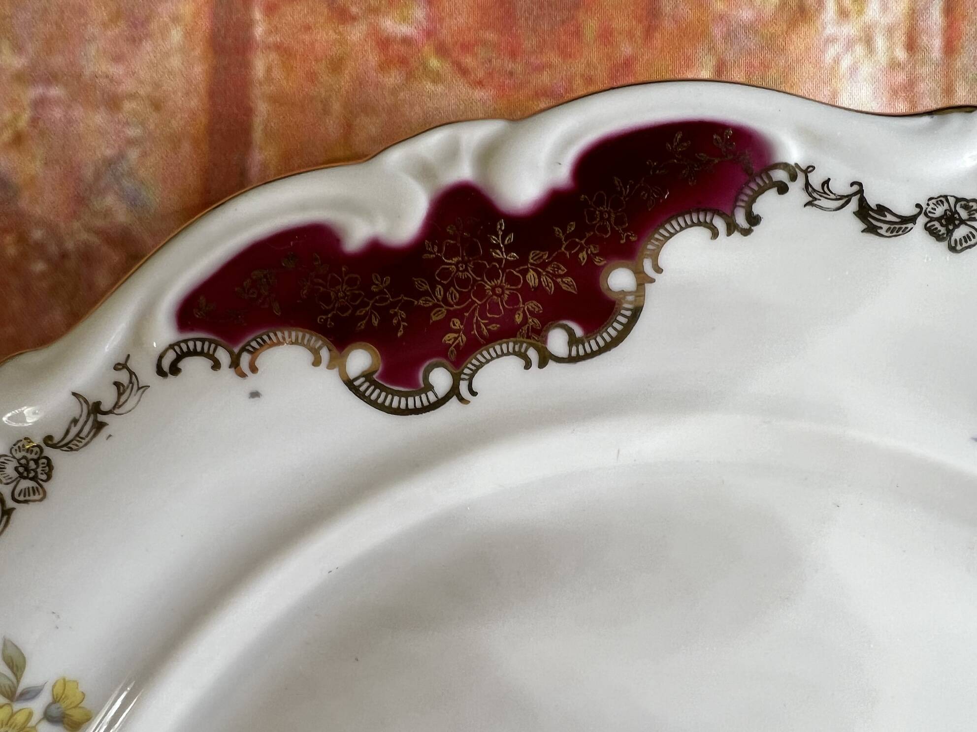 Bavaria porcelain round dish