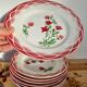 Vintage dessert plates Digoin and Sarreguemines porcelain