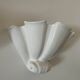 Pair of porcelain wall lamps France 1970