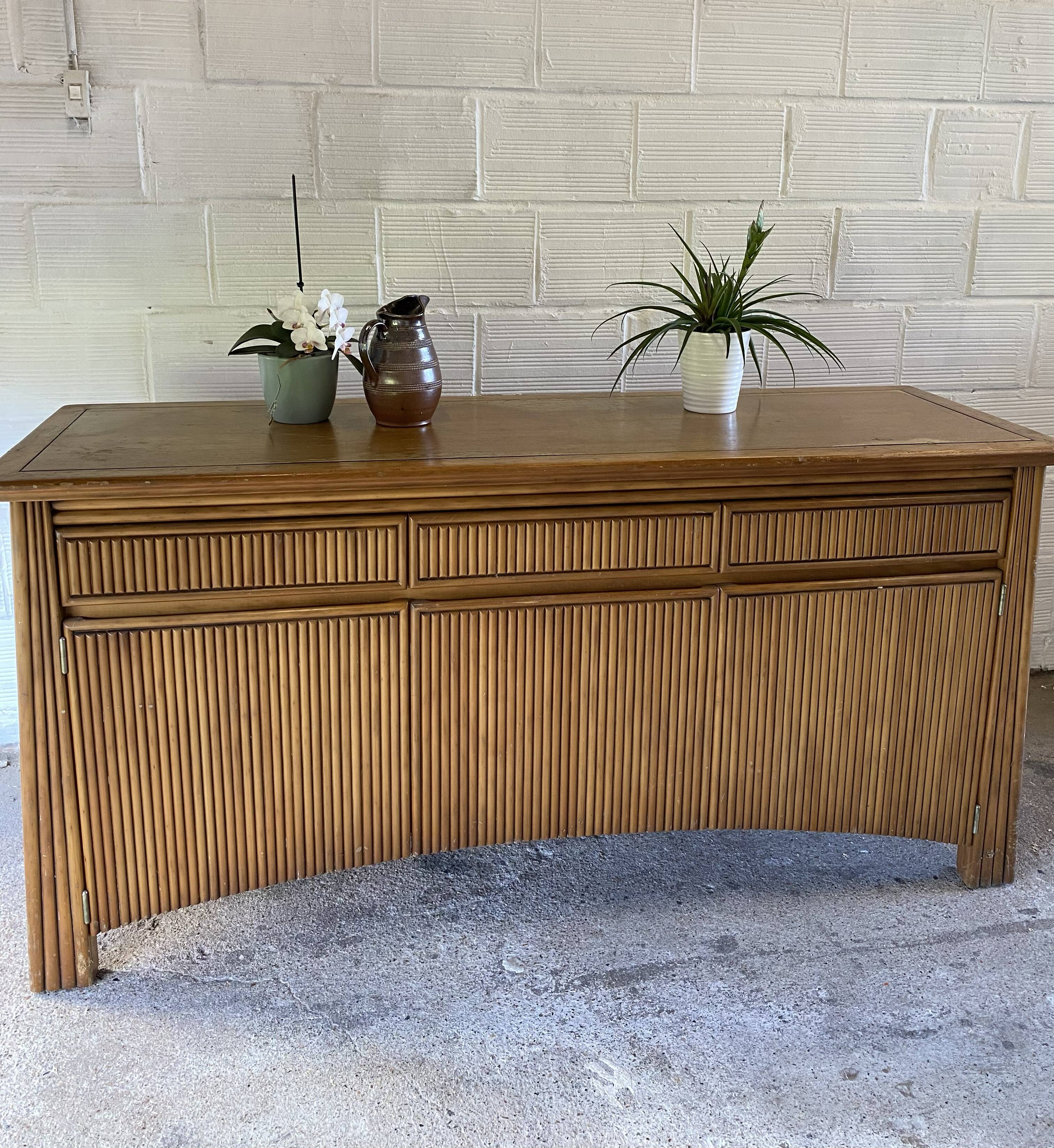 Bamboo sideboard