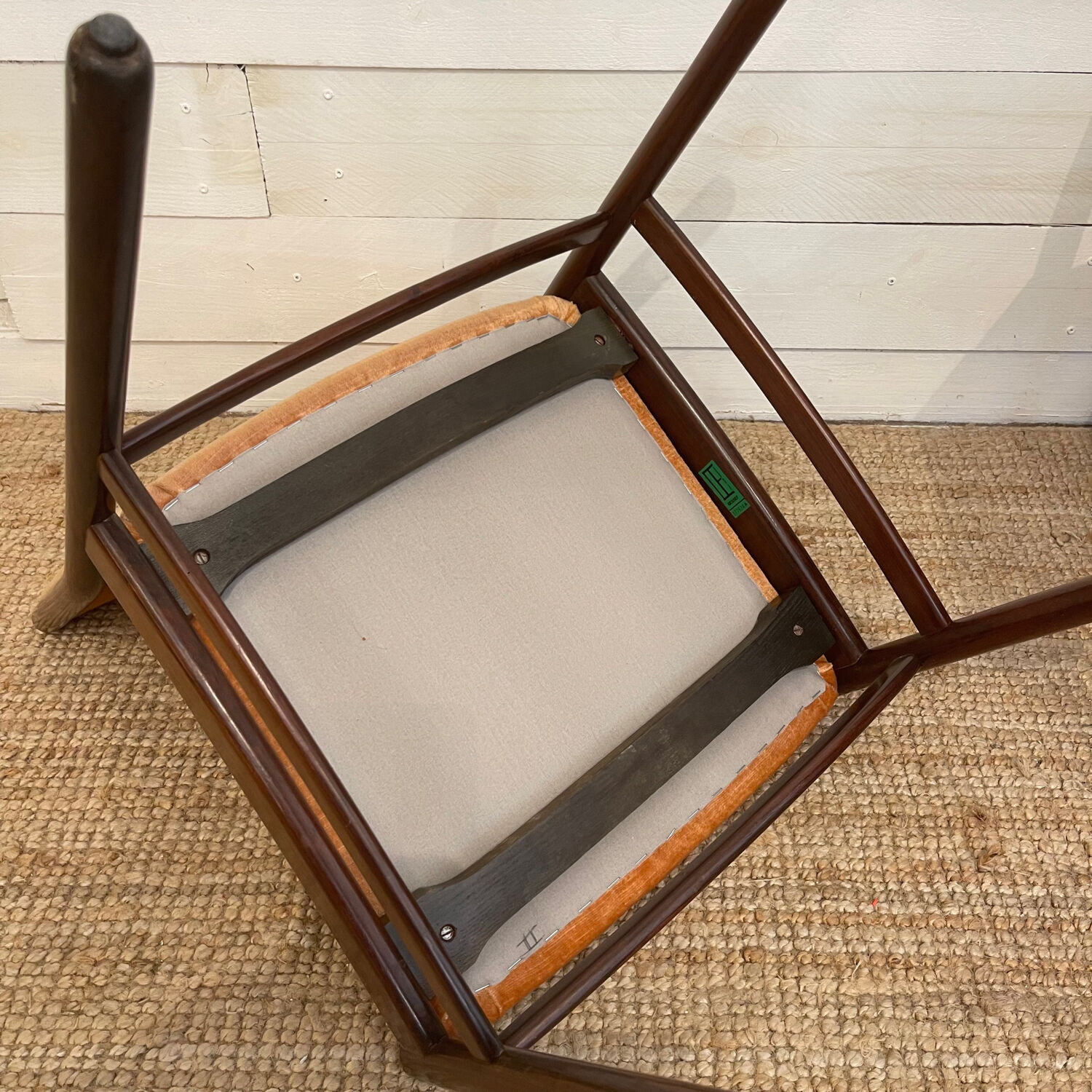 Série de 4 chaises en palissandre de Rio