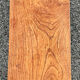 Brutalist bench made of vine and olive wood.