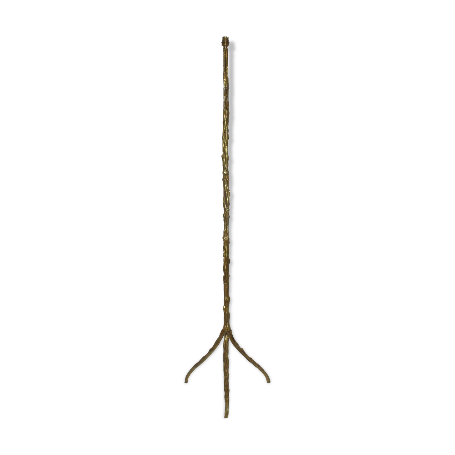 Lampadaire tripode bronze des années 50