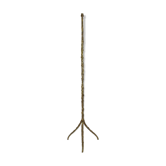 Bronze tripod floor lamp from the 50s