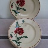 Lot de 6 assiettes à dessert en céramique