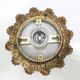 Ceiling lamp in brass and glass antique style