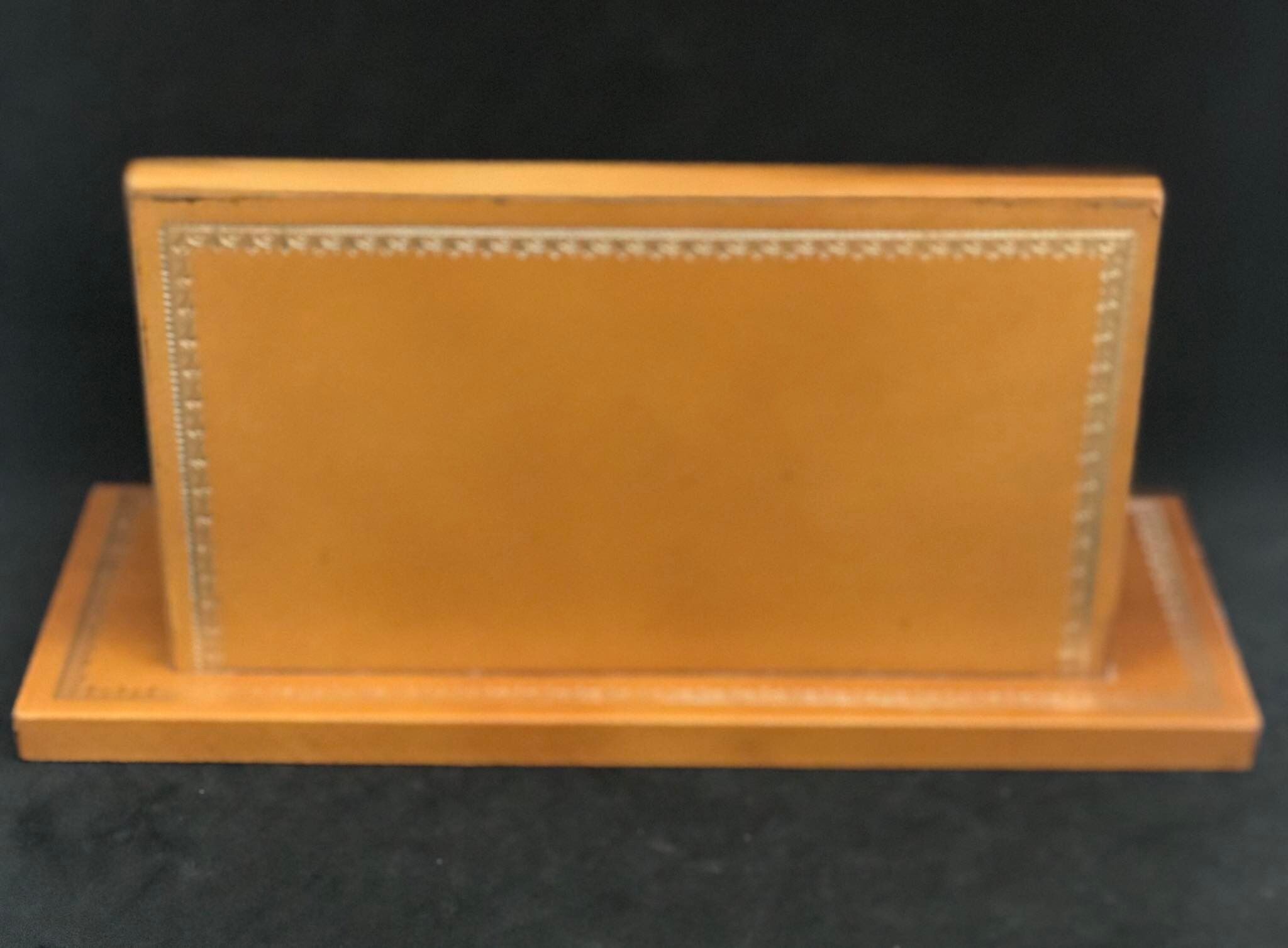 Leather letter holder