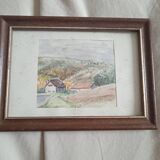 Small Watercolor Signed JFA Ambroise