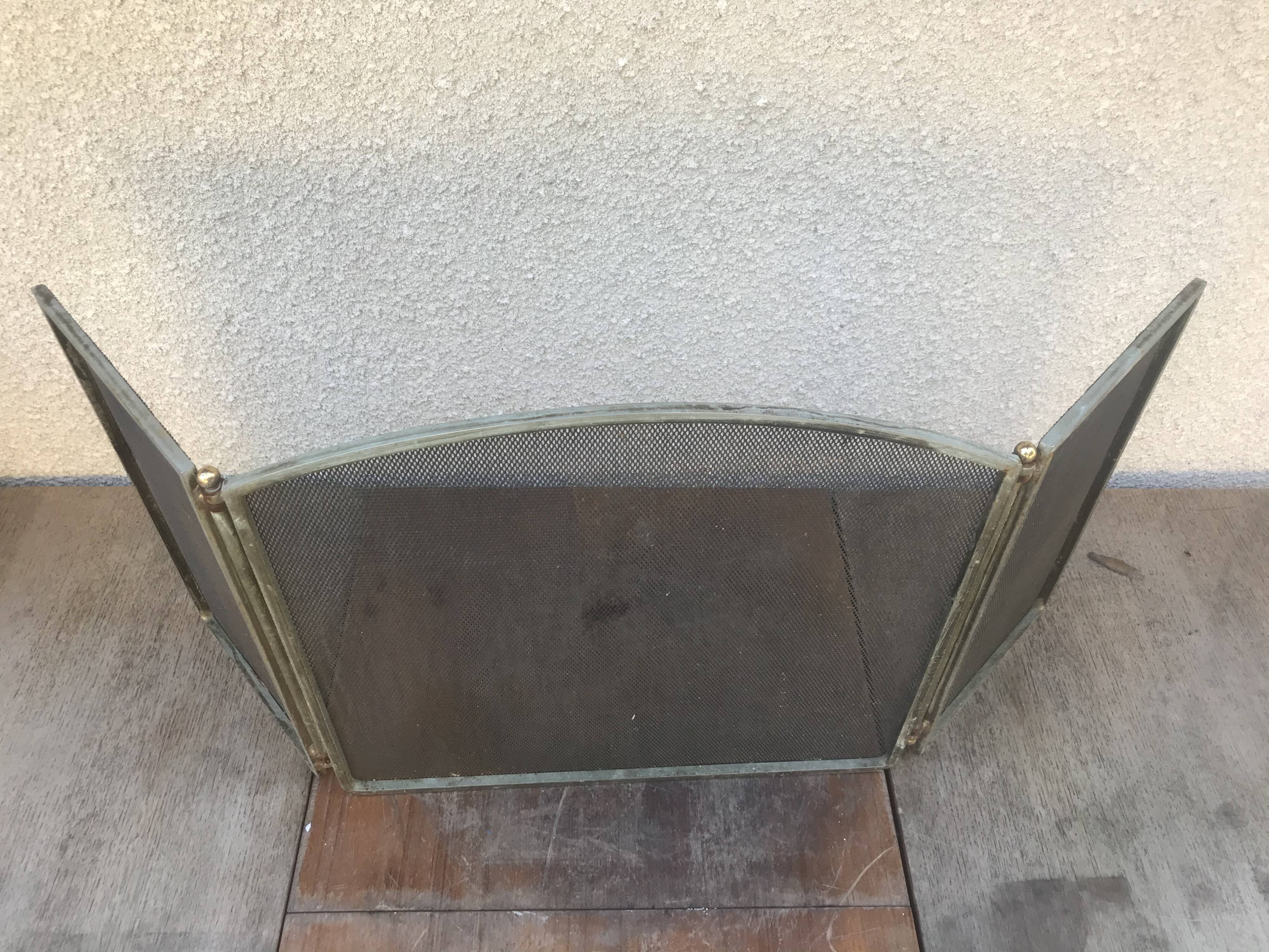 Former Firewall 3 Laiton Panels - Deco Grill Vintage Chimney