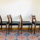 Set de 4 chaises scandinave en teck 1960
