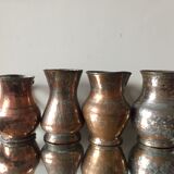 4 Islamic Art Ottoman Turkish copper pitchers antique