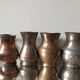 4 Islamic Art Ottoman Turkish copper pitchers antique