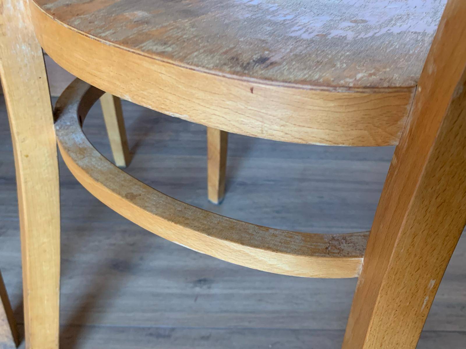 Set of 5 bistro chairs