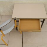 Vintage school desk and chair
