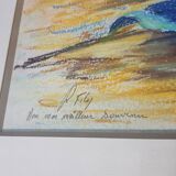 Pastel signed Robert Fily