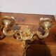 Pair of wall sconces in gilded bronze, Rococo style, Louis XV.