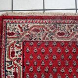 Tapis Seraband indien vintage en laine fait main – 74 x 143 cm - 1C1036