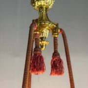 Louis XVI Style Basket Chandelier in Gilt Bronze Circa 1880