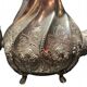 Silver-plated metal teapot