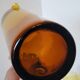 Vintage orangeade service in amber blown glass decanter & 6 glasses