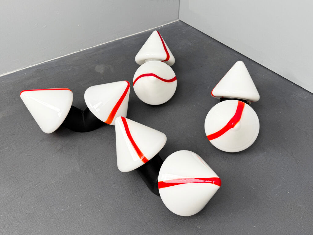 4 Miko 23 outdoor wall sconces by Renato Toso for Leucos, Italy, 1970s