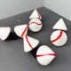 4 Miko 23 outdoor wall sconces by Renato Toso for Leucos, Italy, 1970s